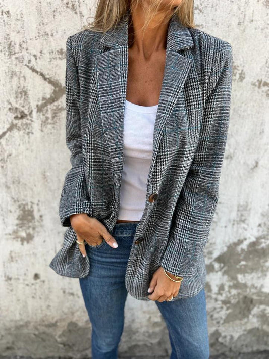 Annabella | Blazer à carreaux décontracté